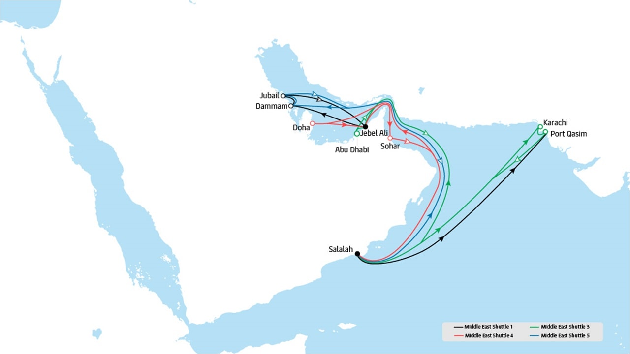 Middle East Shuttle Cluster